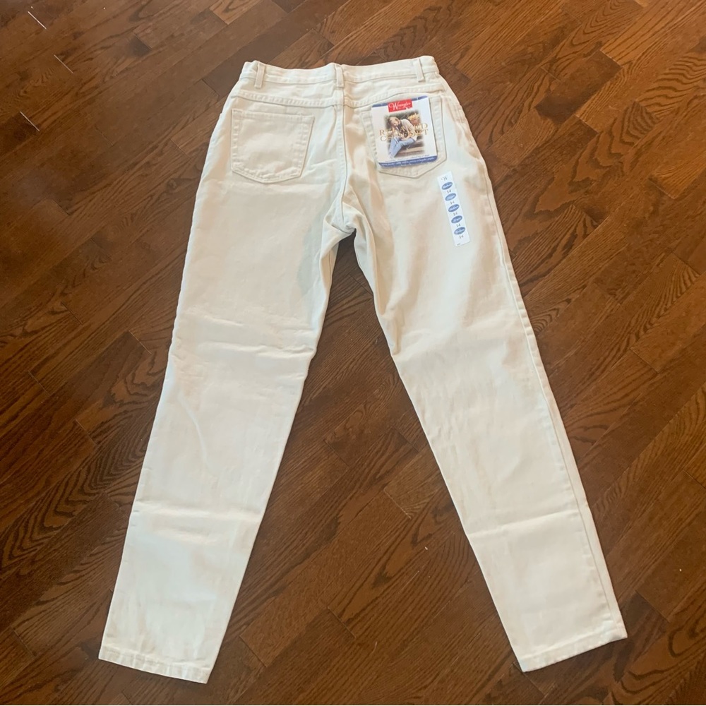 NWT Vintage Wrangler Cream Coloured Mom Jeans
